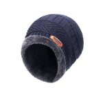 Chapeau de velours en tricot pour hommes et femmes, echarpe smile, bonnet d'quitation en plein air, ...