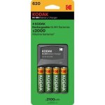 Chargeur de batterie kodak aa / aaa - vert