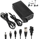 Chargeur trotinette electrique54, 6v 2a chargeur hoverboard, chargeur universel pour batterie lithium ...