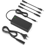 Chargeur trottinette electrique pour xiaomi, 42v 2a chargeur hoverboard 36v trottinette batterie avec ...