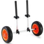 Chariot de kayak - vevor - 127 kg chariot de transport cano - largeur rglable - roues pleines 25, 4 ...