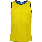 Chasuble sport r?versible 2 couleurs - pa042 - jaune et bleu roi