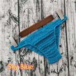 Chaud hommes femmes sous - vtements respirants main crochet taille basse natation bain de soleil mle ...