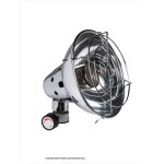 Chauffage gaz aluminium Ø150mm camping, randonne + sac de rangement