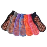 Chaussettes antid�rapantes en coton, 1 paire, pour hommes, femmes, enfants, et�, trampoline amusant, ...