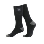 Chaussettes chauffantes electriques pour hommes et femmes, en coton thermique, elastique, confortable, ...