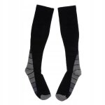 Chaussettes de compression unisexes, hautes, pour le sport et la course a pied, taille m, noir / gris ...