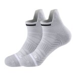 Chaussettes de course antid�rapantes a absorption des chocs pour le sport gris
