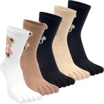 Chaussette a doigts femme coton court basse socquettes orteils séparés de sport running chaussette cute ... Chaussette a doigts femme coton court basse socquettes orteils séparés de sport running chaussette cute ...