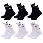 Chaussettes enfant tennis kappa pack de 6 paires 0104 Chaussettes enfant tennis kappa pack de 6 paires 0104