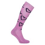 Chaussettes equitation femme imperial riding cosy hearts 35 / 38 femme rose