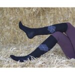Chaussettes equithme  rhombus  - couleur : noir, taille : 31 - 34 sport: equitation