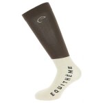 Chaussettes equithme  compet  - couleur : noir / gris clair, taille : 31 - 35; sport: equitation