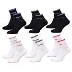 Chaussettes femme kappa modle tennis - assortiment modles photos selon arrivages - pack de 6 paires ...