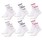 Chaussettes femme kappa modle tennis - assortiment modles photos selon arrivages - pack de 6 paires ...
