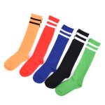 Chaussettes de football longues au - dessus du genou pour garon, 1 paire