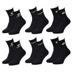 Chaussettes homme lotto tennis pack de 6 paires tennis noires