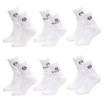 Chaussettes homme sergio tacchini tennis pack de 6 paires tennis blanches