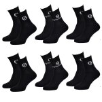 Chaussettes homme sergio tacchini tennis pack de 6 paires tennis noires Chaussettes homme sergio tacchini tennis pack de 6 paires tennis noires