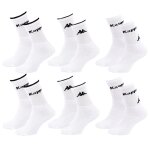 Chaussettes homme tennis kappa pack de 6 paires 0645