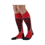 Chaussettes monnet ski alpin racing rouge