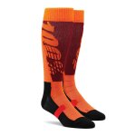 Chaussette performance moto burgundy 100%