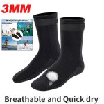 Chaussettes de plonge en noprne, chaussettes d'eau, chaussons de plage, antidrapants, aileron de ...