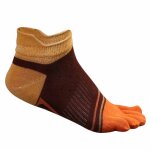 Chaussettes de sport antid�rapantes a cinq doigts pour hommes et femmes, pour l'�quitation, le cyclisme, ...