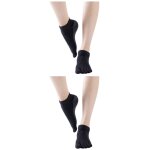 Chaussettes de yoga pour femmes avec poign�es et chaussettes antid�rapantes avec orteils pour ballet ...