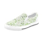 Chaussures a enfiler football vert sans couture sans lacets pour hommes et femmes, tendance mode en toile, ...