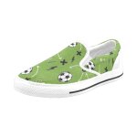 Chaussures a enfiler football vert sans couture sans lacets pour hommes et femmes, tendance mode en toile, ... Chaussures a enfiler football vert sans couture sans lacets pour hommes et femmes, tendance mode en toile, ...
