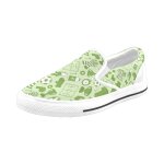 Chaussures a enfiler football vert sans couture sans lacets pour hommes et femmes, tendance mode en toile, ...