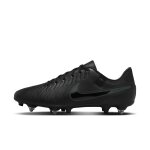 Chaussure de foot basse a crampons pour terrain gras nike tiempo legend 10 academy noir / deep jungle ...
