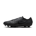 Chaussure de foot basse a crampons pour terrain sec nike tiempo legend 10 elite - noir - 42