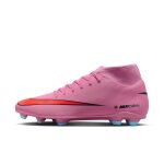 Chaussure de foot montante a crampons multi - surfaces nike mercurial superfly 10 club - rose - 44