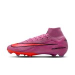 Chaussure de foot montante a crampons nike mercurial superfly 10 elite - rose - 41