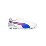 Chaussures de football - puma - king match mg 707878 - 02 - blanc - moul�s - respirant