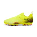 Puma chaussures de football sans lacets future 8 match mg enfant et adolescent, chaussures, jaune alert ...