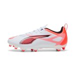 Puma chaussures de football ultra 5 play fg / ag enfant et adolescent, chaussures, blanc / noir / glowing ...