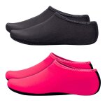 Chaussures de natation antid�rapantes pour hommes et femmes, couleur unie, plage, pieds nus, sport aquatique, ...