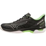 Chaussures de tennis homme mizuno exceed tour 5 - noir / argent / techno green - pour terrain synth�tique ...