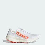 Chaussure de trail running terrex agravic speed adidas - cloud white / impact orange / dash grey - 41 ...