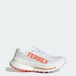 Chaussure de trail running terrex agravic speed ultra adidas - cloud white / impact orange / dash grey ...