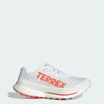 Chaussure de trail running terrex agravic speed ultra adidas - cloud white / impact orange / dash grey ...