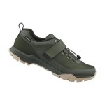 Chaussures vtt shimano sh - ex500 - vert olive - semelle ultread ex - laage rapide - respirantes