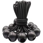 Checarzhn - - no1 - lot de 15 tendeurs elastiques avec boules, sangles elastiques extensibles, robustes ... Checarzhn - - no1 - lot de 15 tendeurs elastiques avec boules, sangles elastiques extensibles, robustes ...