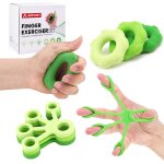 Checarzhn - - no1 - lot de 6 appareils de musculation des mains et des doigts - anneau de musculation ...