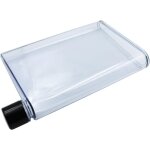Checarzhn - - no1 - bouteille d'eau rutilisable a5 bouteille d'eau etanche en plastique plat tasse de ...