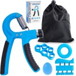 Checarzhn - - no1 - hand grip, ghand grip musculation avant bras, pack de 5 entraîneurs de doigts, pince, ... Checarzhn - - no1 - hand grip, ghand grip musculation avant bras, pack de 5 entraîneurs de doigts, pince, ...