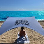 Checarzhn - - no1 - tente de plage anti uv 2024 ibiza matriaux de haute qualit renforcements et amlioration ...